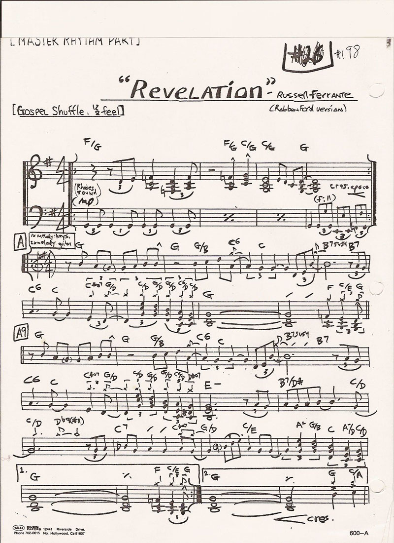 Revelation Song Chord Chart